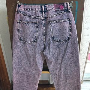 Women’s Teddy Fresh Pink Acid Wash Jeans